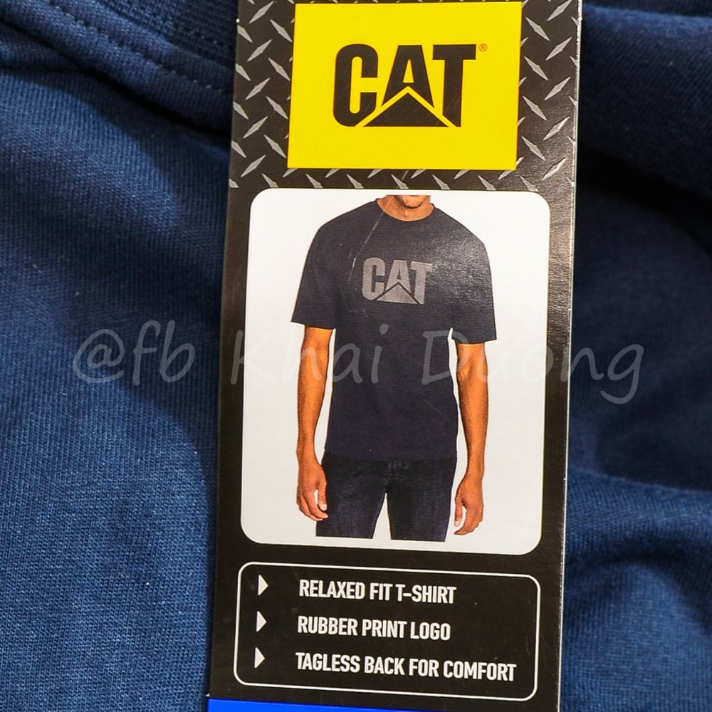 Caterpillar Men’s Short Sleeve tee in BLue